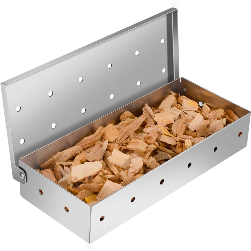 Stainless Steel Smoker Box for - Smoker Box Wood Chip recension och pris
