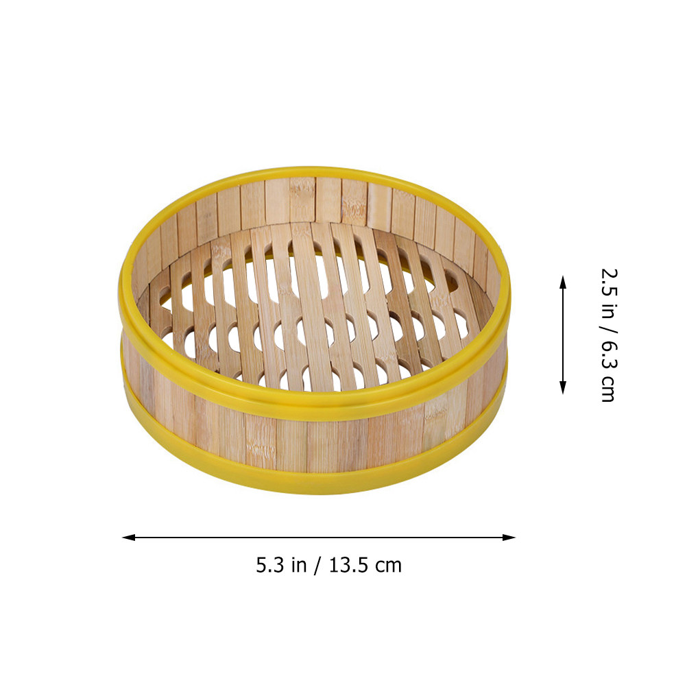 Bamboo Food Steamer Basket 2 P - Steamer Bamboo Set recension och pris