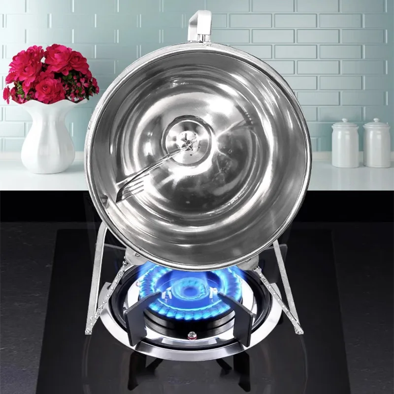 Stainless Steel Stir Fryer Lar - Home Cooking Machine recension och pris