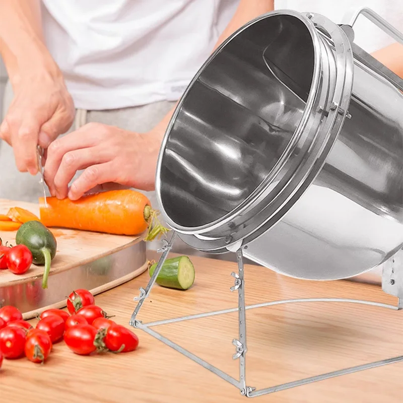 Stainless Steel Stir Fryer Lar - Home Cooking Machine recension och pris