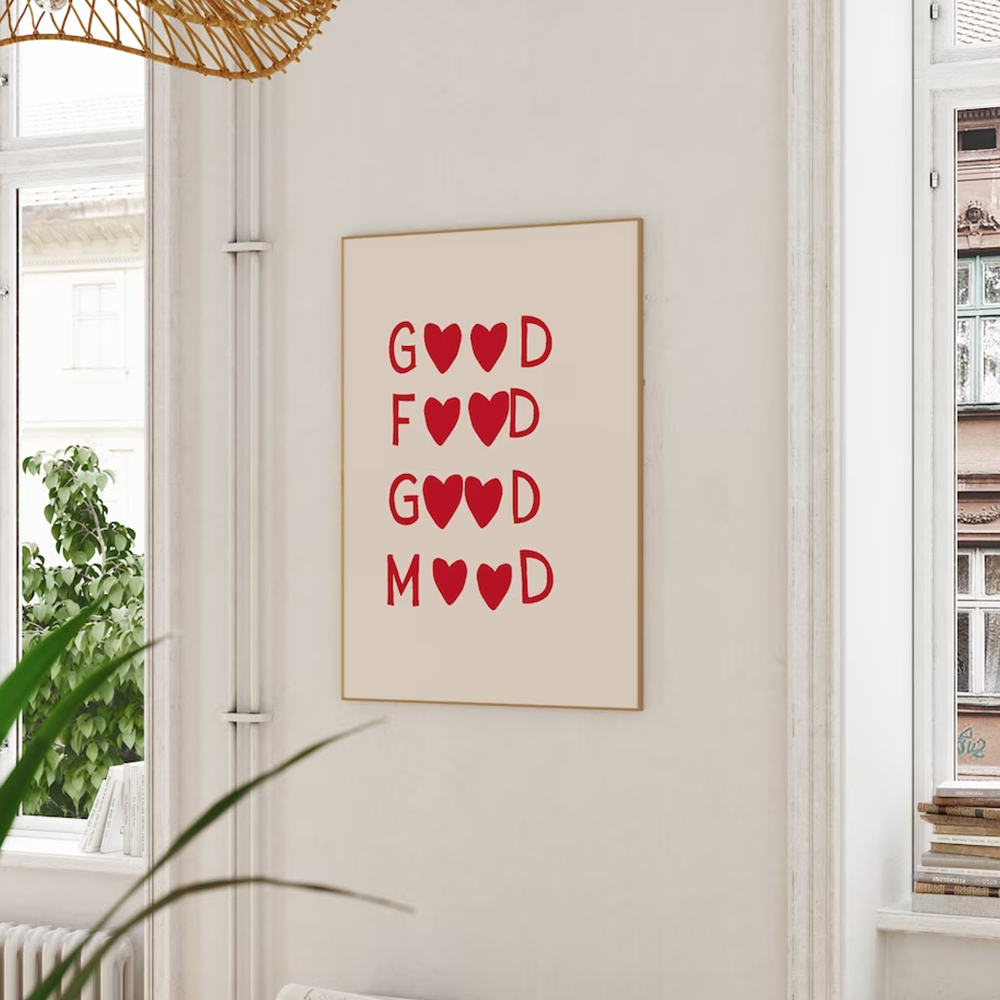 Minimalist Aesthetic Heart Cut - Home Cooking Quotes recension och pris