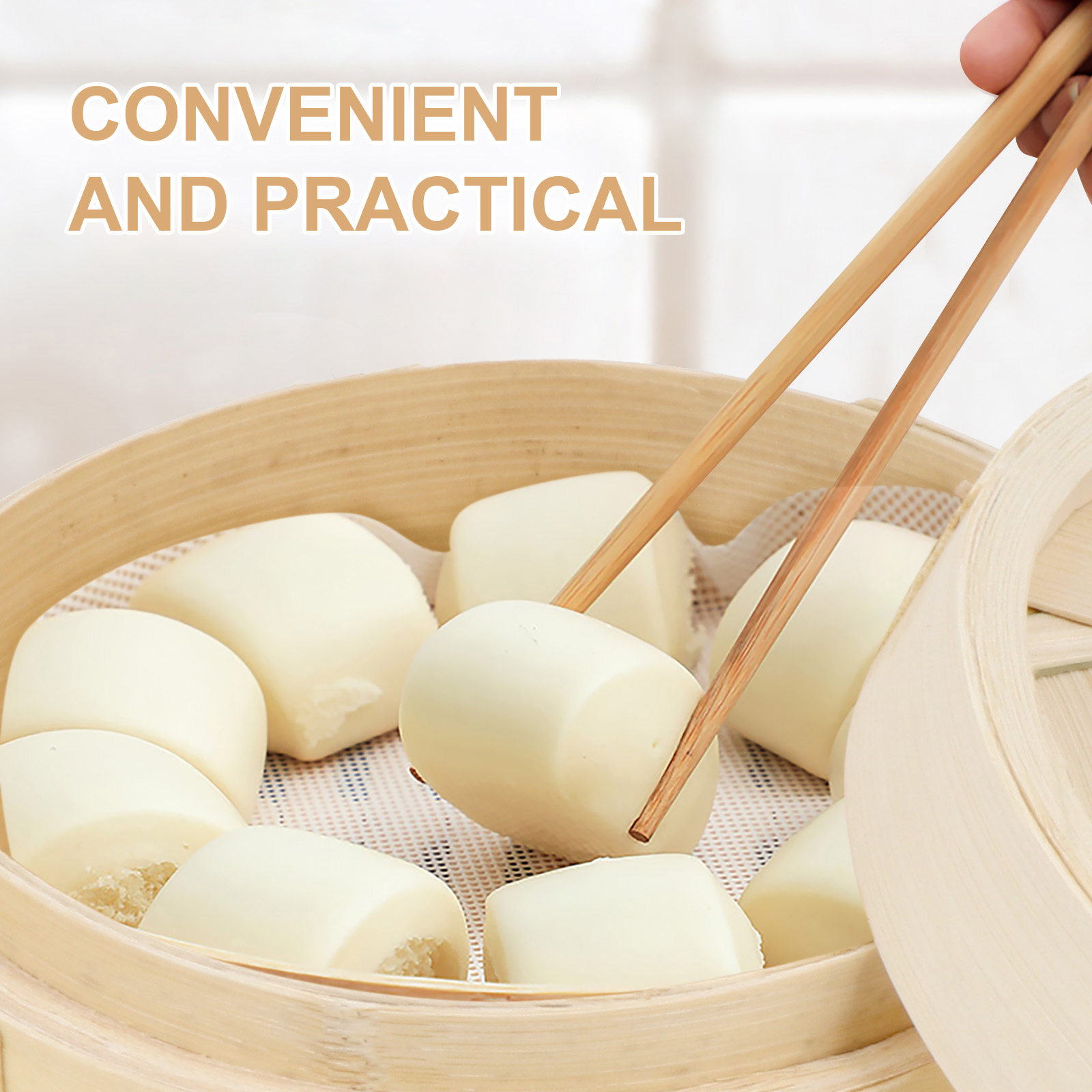 1Set Bamboo Steamer Set Premiu - Steamer Bamboo Set recension och pris
