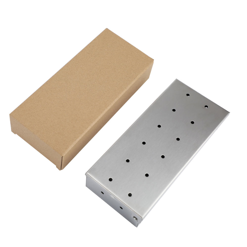 Portable Smoker Box For Barbec - Smoker Box Wood Chip recension och pris