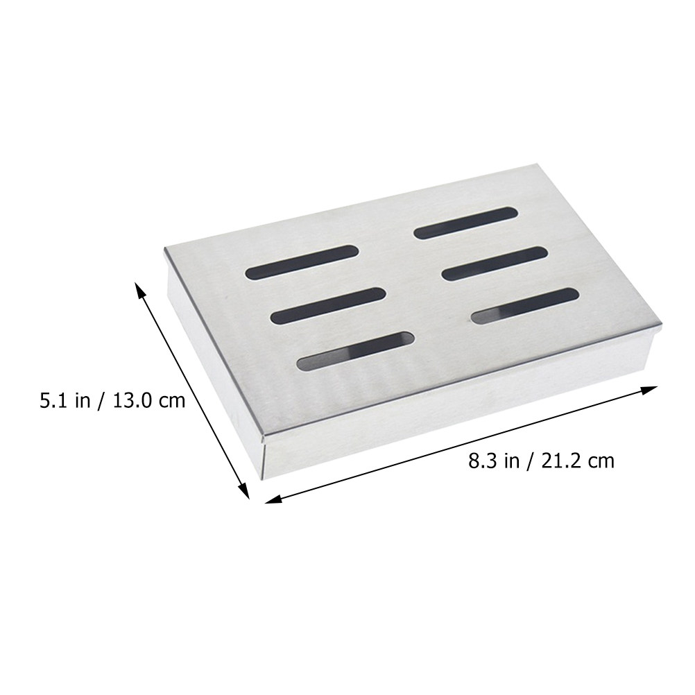 Stainless Steel BBQ Smoker Box - Smoker Box Wood Chip recension och pris