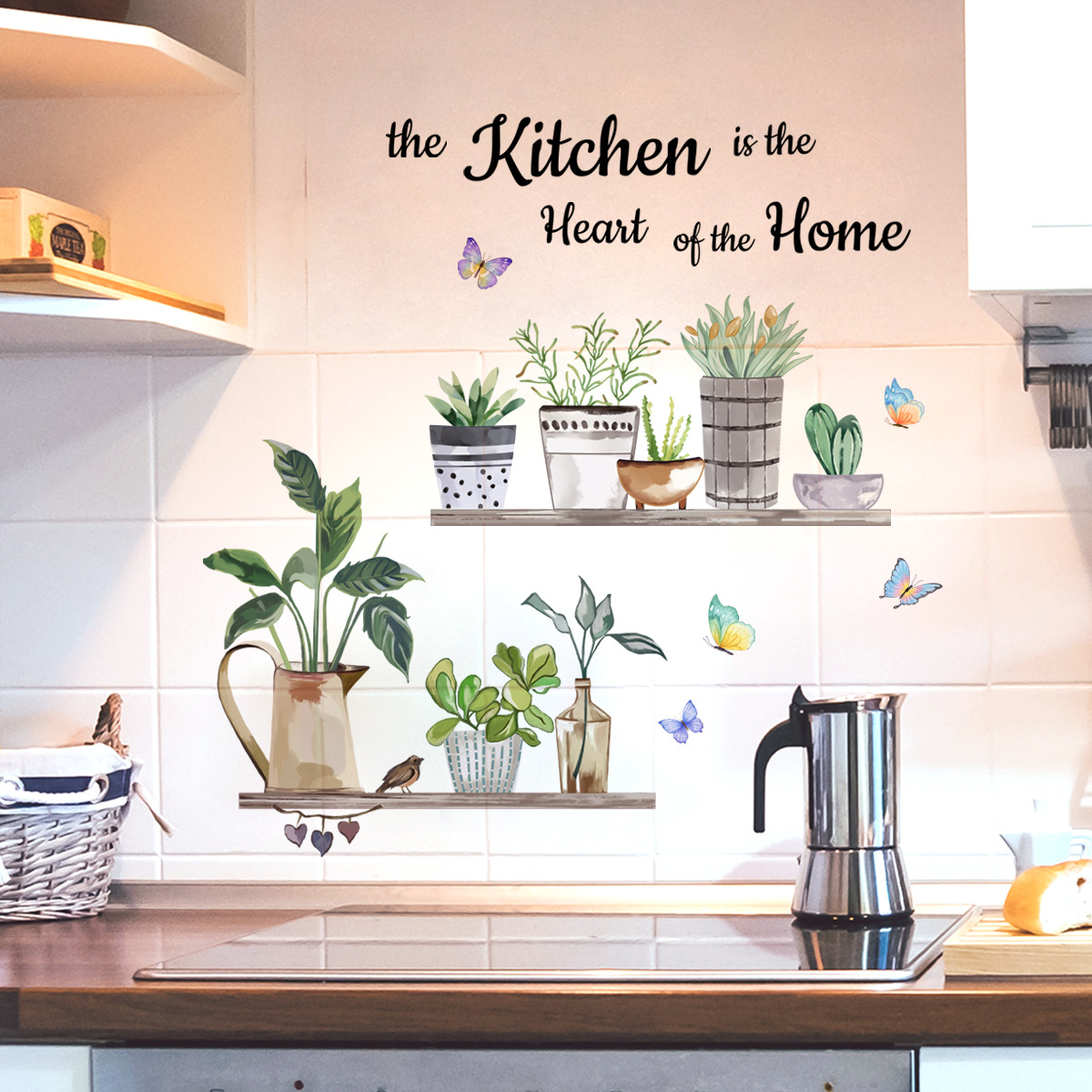 Kitchen Green Plants Cooking A - Home Cooking Quotes recension och pris