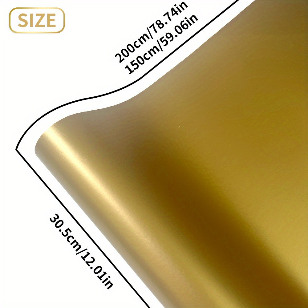 1Roll Matte Gold Vinyl Roll Pe - Home Cooking Machine recension och pris