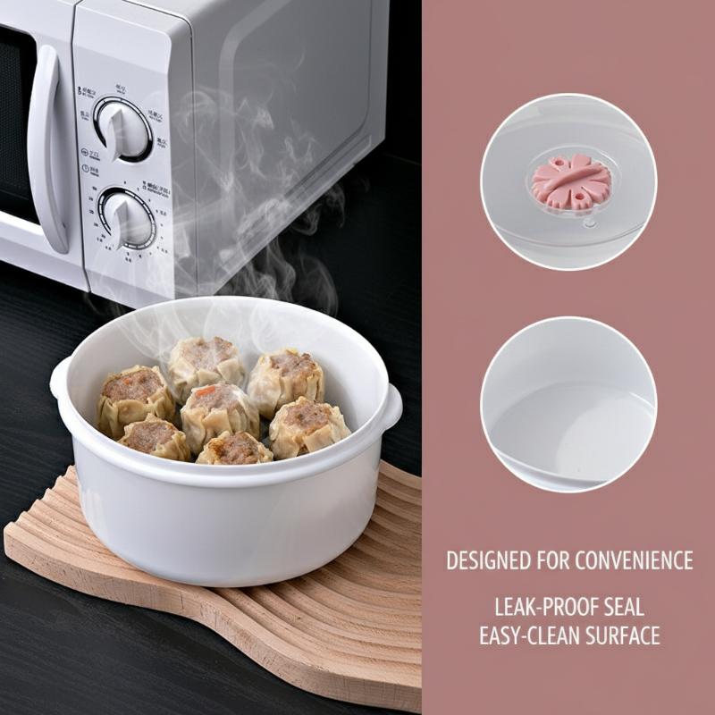 Microwave Rice Cooker & Steame - Steamer Bamboo Set recension och pris