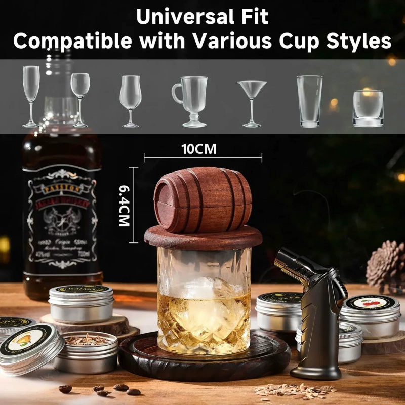 Cocktail Whiskey Smoker Kit wi - Smoker Box Wood Chip recension och pris